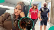Peggy Ovire Reacts After Ex-Husband Frederick Leonard Steps Out With Mystery Woman