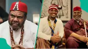 Pete Edochie Pays Special Tribute to Alexx Ekubo After Funeral, Recalls Three Encounters