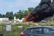 Plane crashes at Warsaw airport, killing two and injuring two