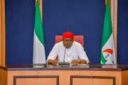 Protesters in Port Harcourt Demand Governor Fubara Resign or Deliver Governance