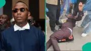 Sowore Collapses at EndBadGovernance Protest in Abuja After Tear Gas Fired