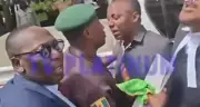 Sowore kicks, refuses to enter Black Maria as Kuje prison officials attempt transfer