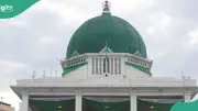Tension Grips Abuja as Fire Breaks Out in Senate Wing of National Assembly