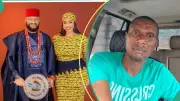 Viral Photo of Judy Austin's Sister With Yul Edochie Contradicts Actress' Claim of Meeting Actor