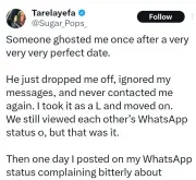 Woman discovers man ghosted her after perfect date due to body odour