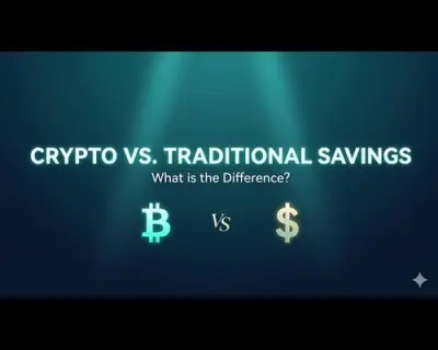 Crypto Savings vs Bank Accounts: Key Differences Explained