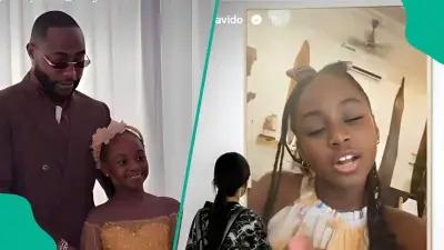 Davido Gushes as Daughter Hailey Sings His Song 'I Know Who I Be'