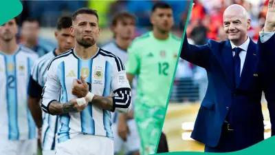 FIFA President Infantino Honors Nicolas Otamendi After International Retirement