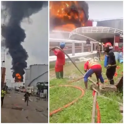 Fire Outbreak at Bono Energy Terminal in Lagos Apapa