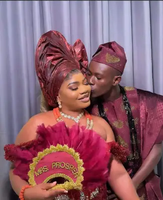 Gehgeh Warns Men Against Insulting His Wife's Appearance After Backlash