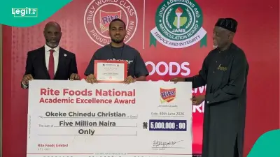 JAMB 2025 Top Scorer Okeke Chinedu Christian Gets N5 Million Star Prize