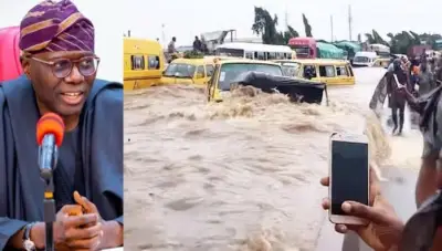 Lagos will always flood due to coastal geography, says Governor Sanwo-Olu