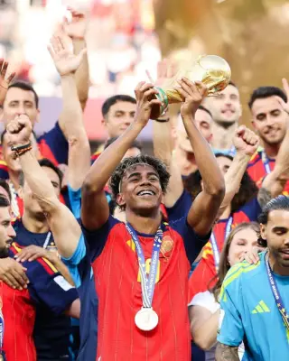 Lamine Yamal first under-20 to win Euro and World Cup