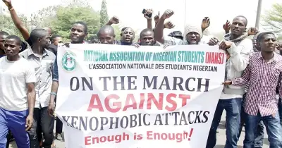 Nigerian Students Shut Down MTN HQ Over Alleged Xenophobia in South Africa
