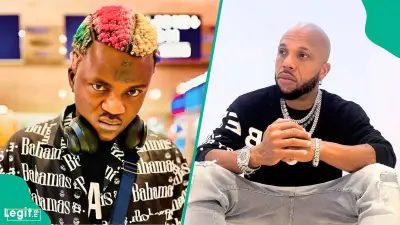 Portable, Charles Okocha Trade Insults During Heated Boxing Rematch Face-Off