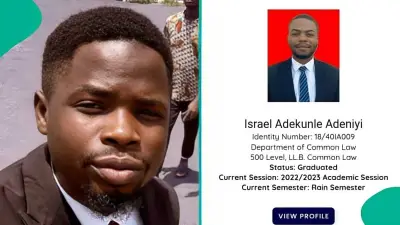 UNILORIN Law Faculty Record Holder Tops Nigerian Law School, Brother Reacts