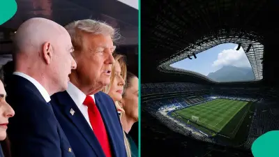 US Viral Video Captures Trump Flying Over World Cup Final Stadium