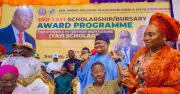 7-year-old artist Kendis gets ₦2.5m and full university scholarship from Senator Yayi