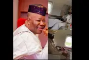 Akpabio revives Oshiomhole foot massage video controversy during Senate plenary