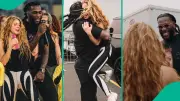 Burna Boy Lifts Shakira in Joyful Reunion Ahead of World Cup Final Halftime Show