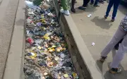 Clogged drains, human waste plague Lagos expressway