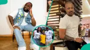 Davido and IK Ogbonna Warm Hearts at Ubi Franklin, Lilian Esoro Son's Birthday