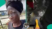 Elderly Groundnut Hawker Breaks Down in Tears After Receiving Cash Gift