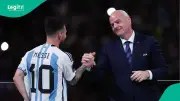 FIFA President Congratulates Argentina After World Cup Semifinal Win vs England