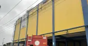 Fire Guts Electronics Section of Justrite Superstore in Egbeda, Lagos