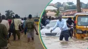 Lagos Floods Submerge Homes, Disrupt Power; Govt Dredges 28 Drains
