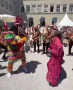 Ngozi Okonjo-Iweala and Masquerades Steal Show at WTO Open Day