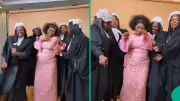 Nigerian Mother Praised as 4 Daughters Become Lawyers in Viral Video