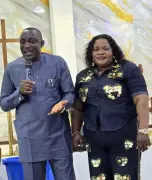 Nigerian pastor advises against marrying ugly spouses, praises his beautiful wife