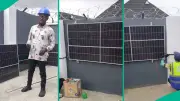 Nigerian Solar Engineer Explains Why He Installed Panels on Wall Instead of Roof