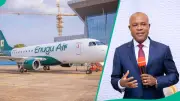 Over 60 Passengers Escape Death as Enugu Air Aircraft Skids off Runway at Benin Airport