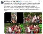 Oyo abduction: Eight kidnappers arrested, others killed – Presidency