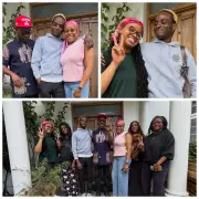 Ozonna Soludo pictured with parents and siblings after sister's graduation
