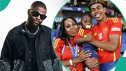 Skales Melts Hearts in Adorable Moments With Lamine Yamal's Mum and Brother