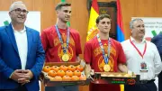 Spain World Cup winners Ruiz, Gavi receive 150kg tomatoes from hometown