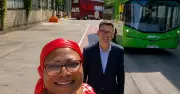 UK PM Andy Burnham recreates Bus Aunty Bemi's video to announce £2 bus fare cap