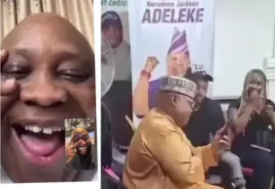 Adeleke Tears Up on Davido Congratulatory Call After Osun Win