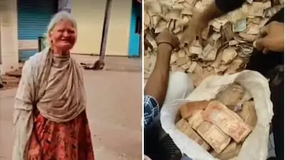 Beggar Woman's Hidden Cash Hoard Found in Karnataka Home