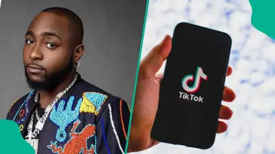 Davido Struggles With TikTok Live Controls in Viral Video