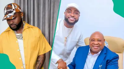 Davido's Uncle Ademola Adeleke Breaks Down in Tears After Calling Singer Post-Election Victory