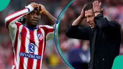 Diego Simeone Reacts After Playing Lookman in Unfamiliar Striker Role in Atletico Madrid Win Over Malaga