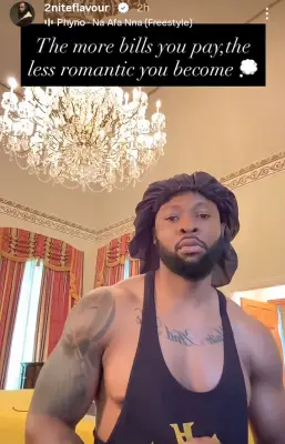 Flavour Says Paying Bills Reduces Romance in Relationships