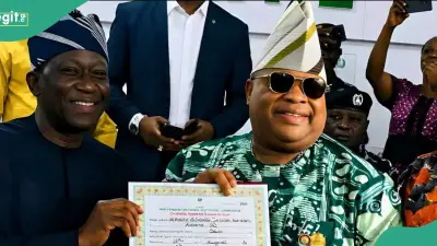 Gunmen Attack Osun Governor Adeleke's Convoy After INEC Certificate Collection