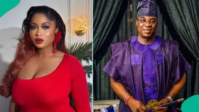 Imisi's Unusual Dance at Lateef Adedimeji's Triplets' Thanksgiving Sparks Reactions