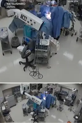 Japanese Surgeons Shield Patient During 7.1 Earthquake in Operating Room
