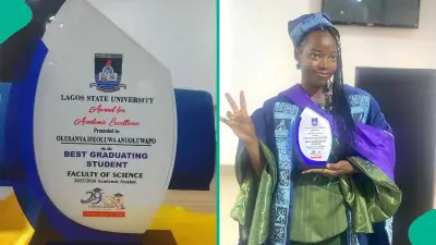 LASU Graduate Ifeoluwa Olusanya Earns First Class, Wins 2 Faculty Awards